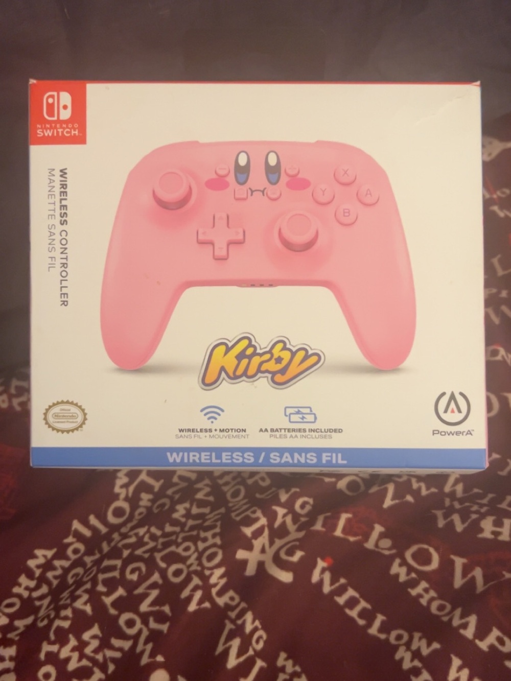 Kirby Wireless Controller for Nintendo Switch - Pink